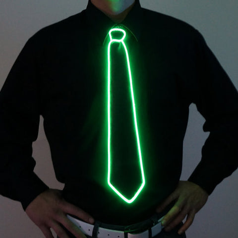 Glowing Neon Tie